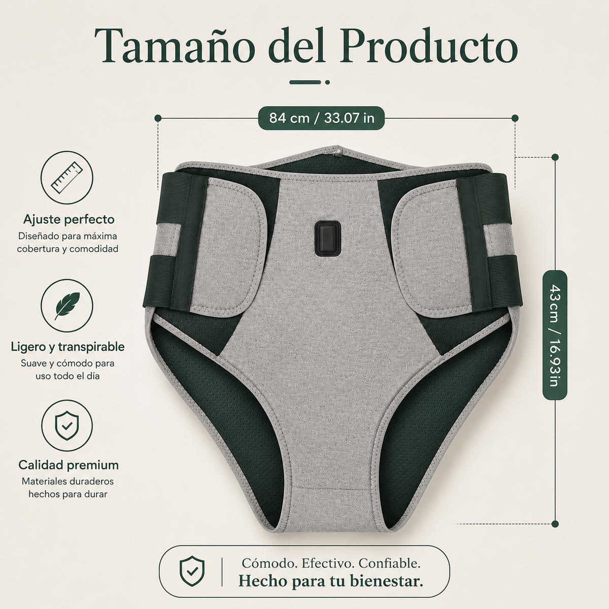 Alívia Relief™ | Cinturón Térmico para Cólicos y Molestias