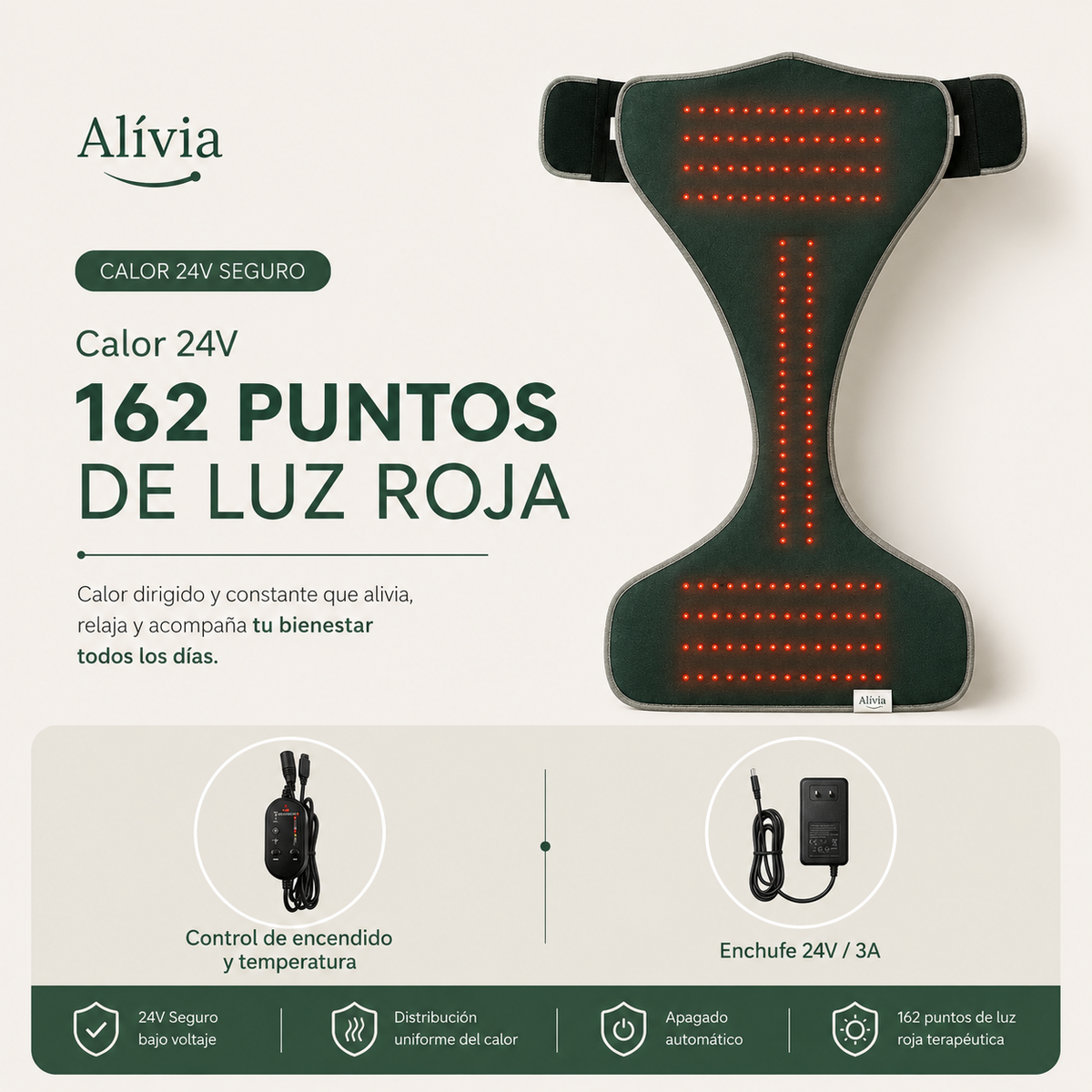 Alívia Relief™ | Cinturón Térmico para Cólicos y Molestias