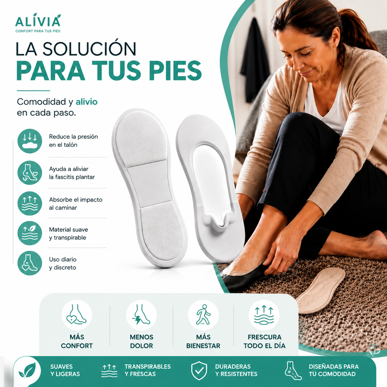 ALÍVIA™ – Comodidad y alivio en cada paso 👣
