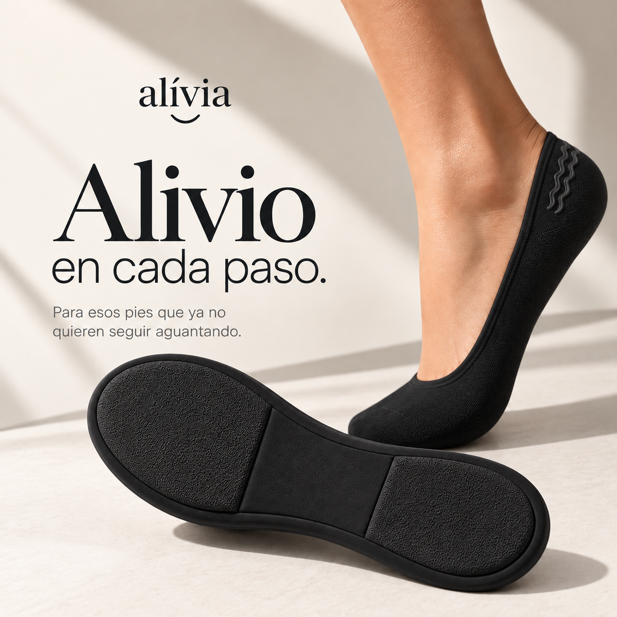 Alívia Step™ | Soporte Plantar Diario