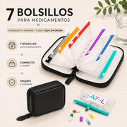 MediPocket™ | Estuche Organizador de Medicamentos