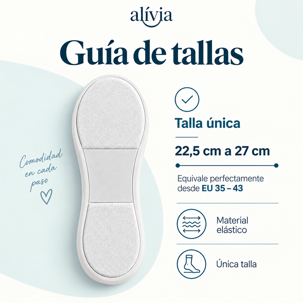 Alívia Step™ | Soporte Plantar Diario