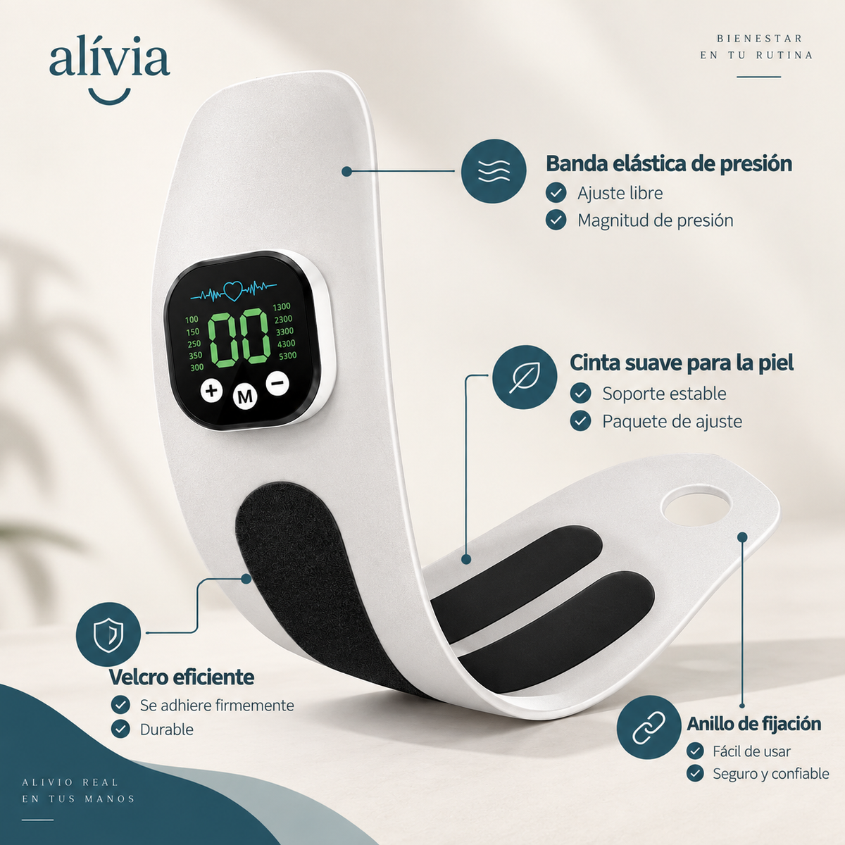 Alívia HandCare™ | Masajeador Terapéutico de Muñeca y Mano