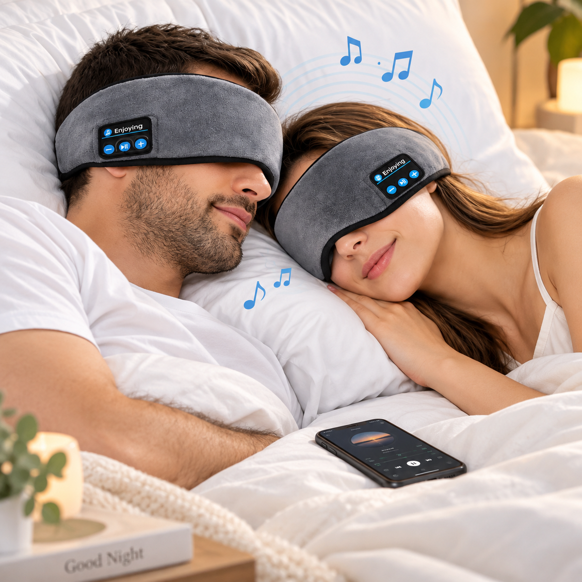 Antifaz de Descanso Bluetooth Alívia™